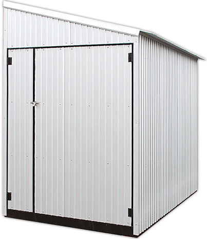 バイクガレージ外観入口側