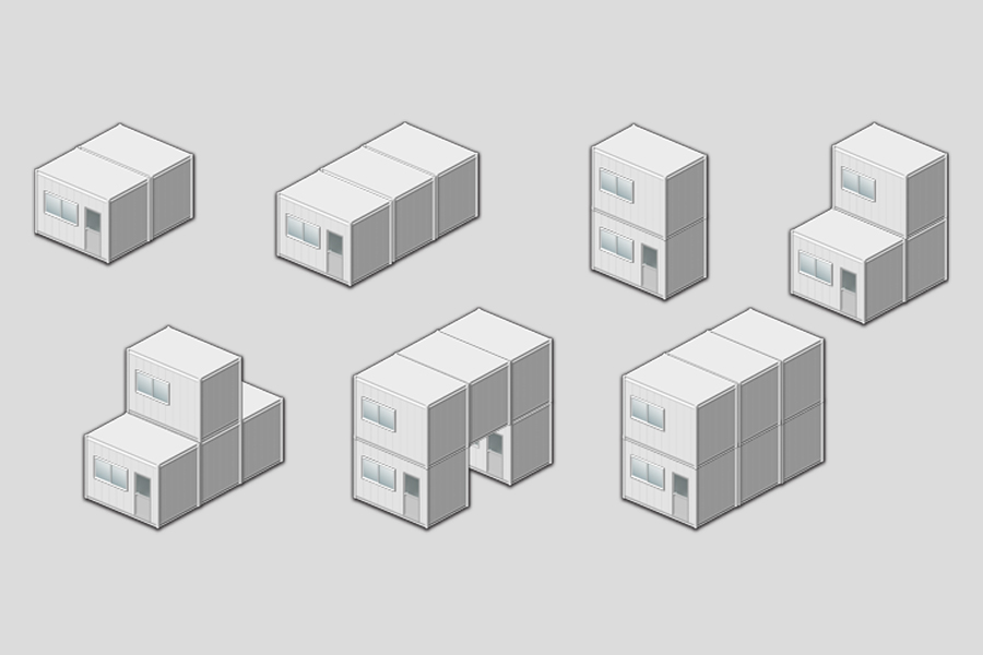 ユニットの組合せ